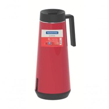 Imagem de Bule Térmico Tramontina Exata Vermelho Em Aço Inox 1 L