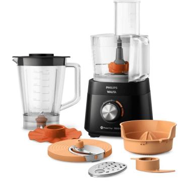 Imagem de Multiprocessador PowerChop 1000 Philips Walita Preto 1000W - HR7304