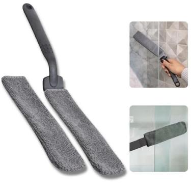 Imagem de Kit Limpador De Cantos Box Vidros + Refil 100% Microfibra Lavável Idea