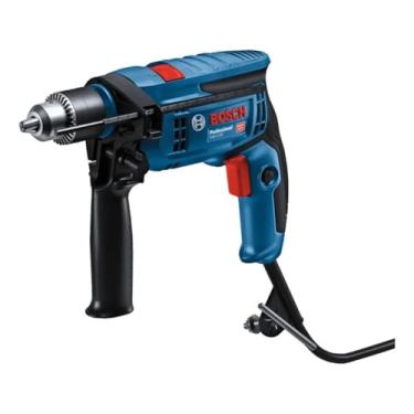 Imagem de Furadeira de Impacto Bosch GSB 13 RE-MX5 - 750W com 5 brocas e maleta 127V