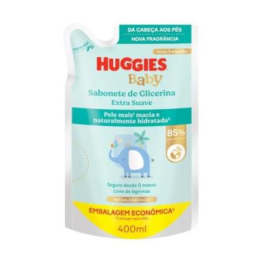 Imagem de Sabonete Líquido Glicerina Huggies Extra Suave Refil 400 ml