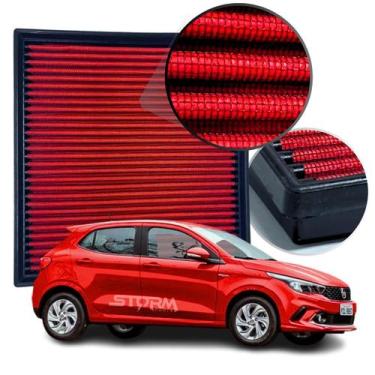 Imagem de Filtro de Ar Esportivo Fiat Argo 1.8 16v Flex ano 2017 a 2024 inbox Tr