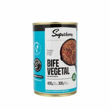 Imagem de Bife Vegetal Soja e Trigo Superbom Lata 400g