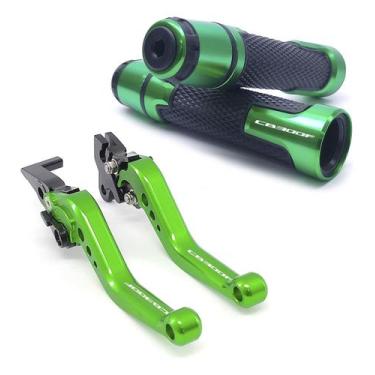 Imagem de Kit Manete Manopla Esportivo Cb300f Twister Gravado A Laser - Special 
