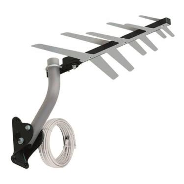 Imagem de Antena Externa Para Tv Digital Hd 4k 3 Em 1 Aquário Dtv-1500