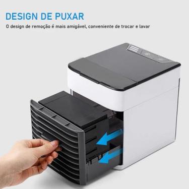 Imagem de Mini Ar Portátil Arctic Air Cooler Umidificador LED - Genérico