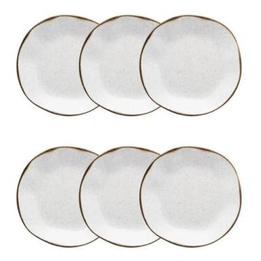 Imagem de Conjunto De 6 Pratos Fundos 22,5cm Ryo Maresia - Congratulations Store