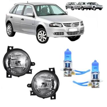 Imagem de Par milha volkswagen gol g4 2006 - 2014 com super branca - BIBAS