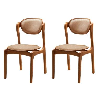 Imagem de Conjunto com 2 Cadeiras de Jantar Solaris Soft Moderna Mobilia