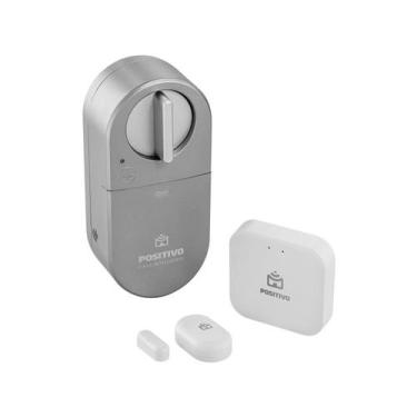 Imagem de Kit Smart Fechadura Digital Positivo Interna de - Sobrepor Wi-Fi Senso