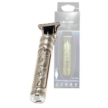 Imagem de Máquina de Barbear e Cortar Cabelo Dragão T-Blade - LEHMOX