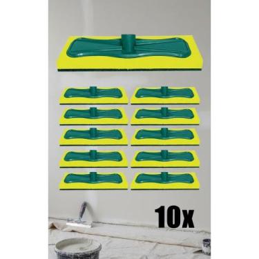 Imagem de 10 Esfregões Rodo Abrasivo: Limpeza Pesada Piso, Azulejo, Pi - Congrat