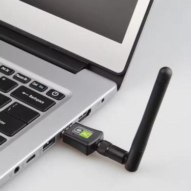 Imagem de Adaptador Wi-fi USB 2.0 Dual Band 600Mbps 2.4G 5.8G Knup KP-AW161
