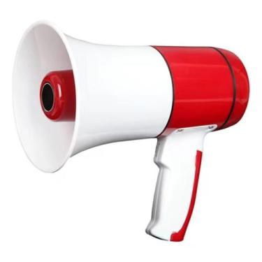 Imagem de Megafone Portátil Recarregável Gravação Alcance 800m Som Potente Alarm