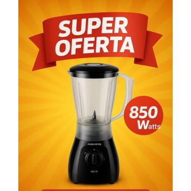 Imagem de Liquidificador forza 1,5l 850w 127v agratto, 110V