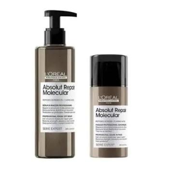 Imagem de Kit LOréal Absolut Repair Molecular Sérum 250ml + Leave-in 100ml - L'O