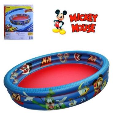 Imagem de Piscina Inflável para até 130 Litros - Mickey Mouse Disney - KOPECK