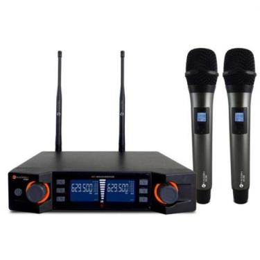 Imagem de Microfone Digital Duplo Sem Fio KADOSH K-492M - AC1828
