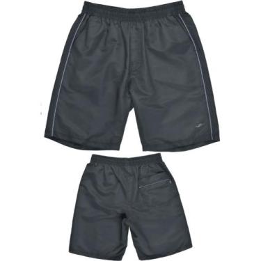 Imagem de Bermuda Elite Essential Esporte 23060, Preto, Cinza, GG