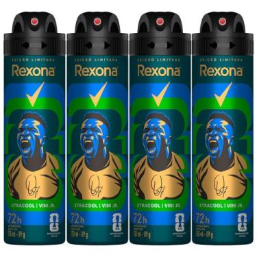 Imagem de Kit Desodorante Aerosol Rexona Xtracool 150ml - 4 Unidades