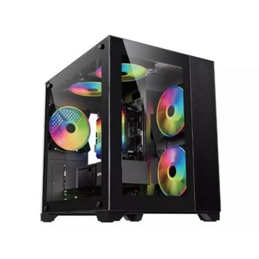 Imagem de Gabinete Bluecase Gamer Atlantis BG-051, Frontal e Lateral em Vidro Te