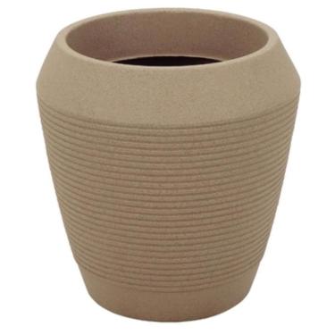 Imagem de Vaso Tramontina Egípcio para Plantas e Folhagens 44cm Areia Granito Plástico Resistente