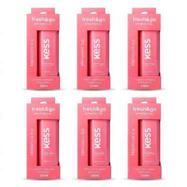 Imagem de 6UN Spray Bucal Kess Fresh&Go Melancia Ice