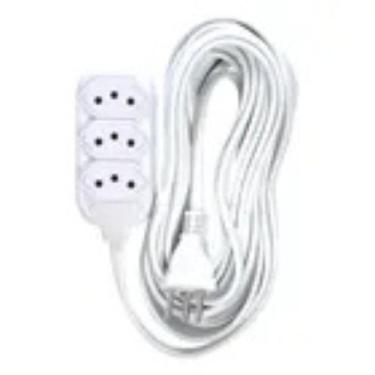 Imagem de Extensao fiolux 2p+t 5m branca