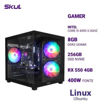 Imagem de Computador 5000 Core I5 4590 3.3Ghz Mem 8Gb Ddr3 Ssd 256Gb Nvme Rx 550