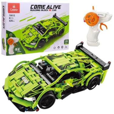 Imagem de Carrinho de Controle Remoto 428 Peças 1:16 Blocos de Montar - Castela