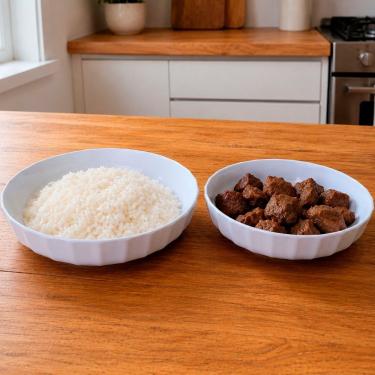 Imagem de Jogo de Tigelas Tigela Gourmet para Servir Melamina Design Moderno Ideal para Saladas e Frutas Branco Gourmet Mix