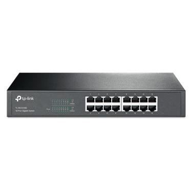 Imagem de Switch Gigabit TL-SG1016D 16 Portas 10-100-1000 Plug & Play Preto TP-Link 294CM