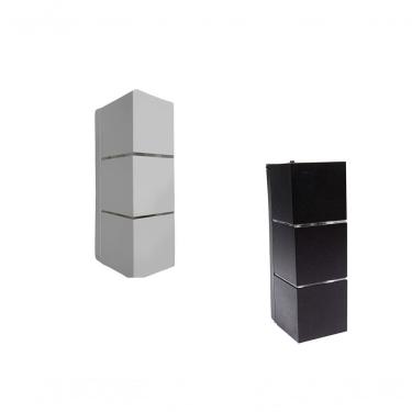 Imagem de Arandela AR-256-24A com Facho para Cima e para Baixo em Alumínio Preto Belly Decor 24CM Bivolt