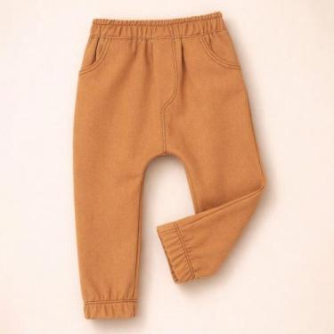 Imagem de Calça Ecolinho: Conforto E Estilo Para Bebês Marrom Barroco Cor:Marrom