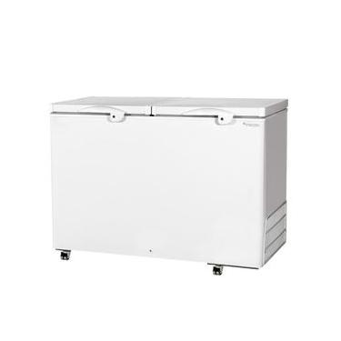 Imagem de Freezer Conservador Horizontal Fricon 411 Litros Dupla Ação 2 Tampas de Chapa Branco HCED 411C 220V