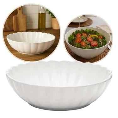 Imagem de Saladeira Bowl 25,5cm Flora Camelia Porcelana Oxford