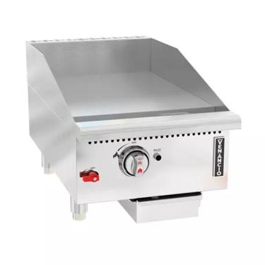 Imagem de Chapa Manual Genesis New G18CT18GN Aquecimento Uniforme com Defletores em Aço Inox Preta Venâncio