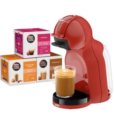 Imagem de Kit Cafeteira Dolce Gusto Mini Me 2.0 Terracota + 30 cápsulas - NESCAF