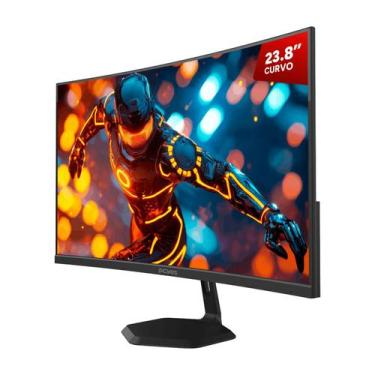 Imagem de Monitor Gamer PCYES O-Creed O23C 23.8" Curvo Fhd Va 180HZ 1MS Hdmi/Dp 