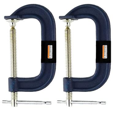 Imagem de Kit 2 Grampo tipo C pesado marceneiro 3 Polegadas - Starfer