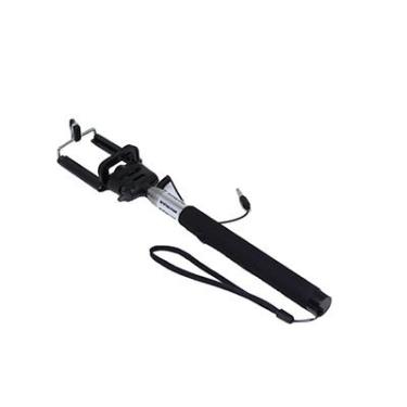 Imagem de Bastão retrátil para Selfie 1m com botão disparador P2 - Mymax.