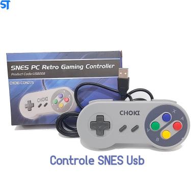 Imagem de Controle Joystick USB SNES PC Retro Gaming Choki-Con275 - USB008