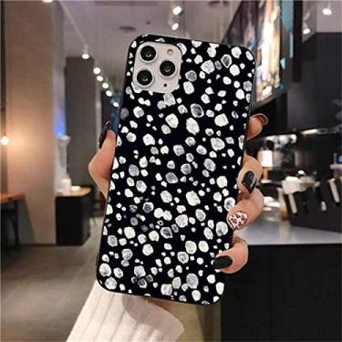 Imagem de Capa de telefone de bolinhas preta e branca para iphone 13 12 11 pro max mini xs max 8 7 plus x se 2020 xr capa, a4, para iphone13