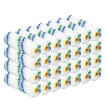 Imagem de 28 peças mini rolos capas ferramentas de tinta 4 polegadas 1/2" rolo de soneca 4"