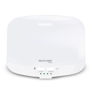 Imagem de Difusor de Aromas Branco Com Iluminação Led variável Multilaser - HC217