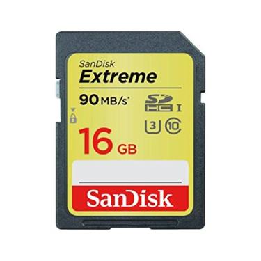 Imagem de Cartão SDHC Sandisk 16GB Classe 10 Extreme 90MB/s