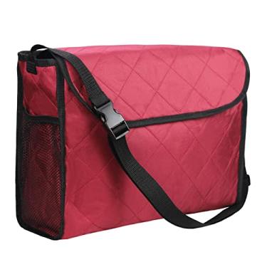 Imagem de harayaa Bolsa para cadeira de, pendure interno acessórios organizador para scooters elétricas cadeiras de elétricas, Borgonha