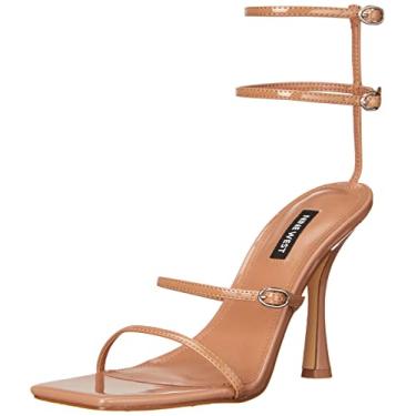 Imagem de NINE WEST Sandália feminina de salto Aves3, Argila natural, 11