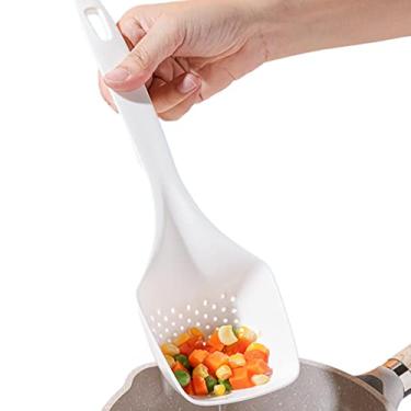 Imagem de filtro nylon,Filtro pá com vazamento do escorredor - Pá drenagem com alça para cozinha, dreno cozimento, coador