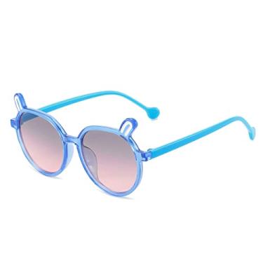 Imagem de Óculos de Sol Infantil Cor Doce Desenho Orelhas de Coelho Óculos de Modelagem Meninos e Meninas Óculos Infantis Bonitos, 4, Tamanho Único